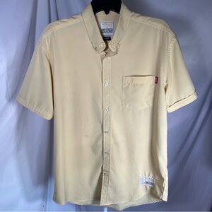 RSVLTS x The Sandlot Men's Squints Button‎ Down Shirt Light Yellow L Baseball